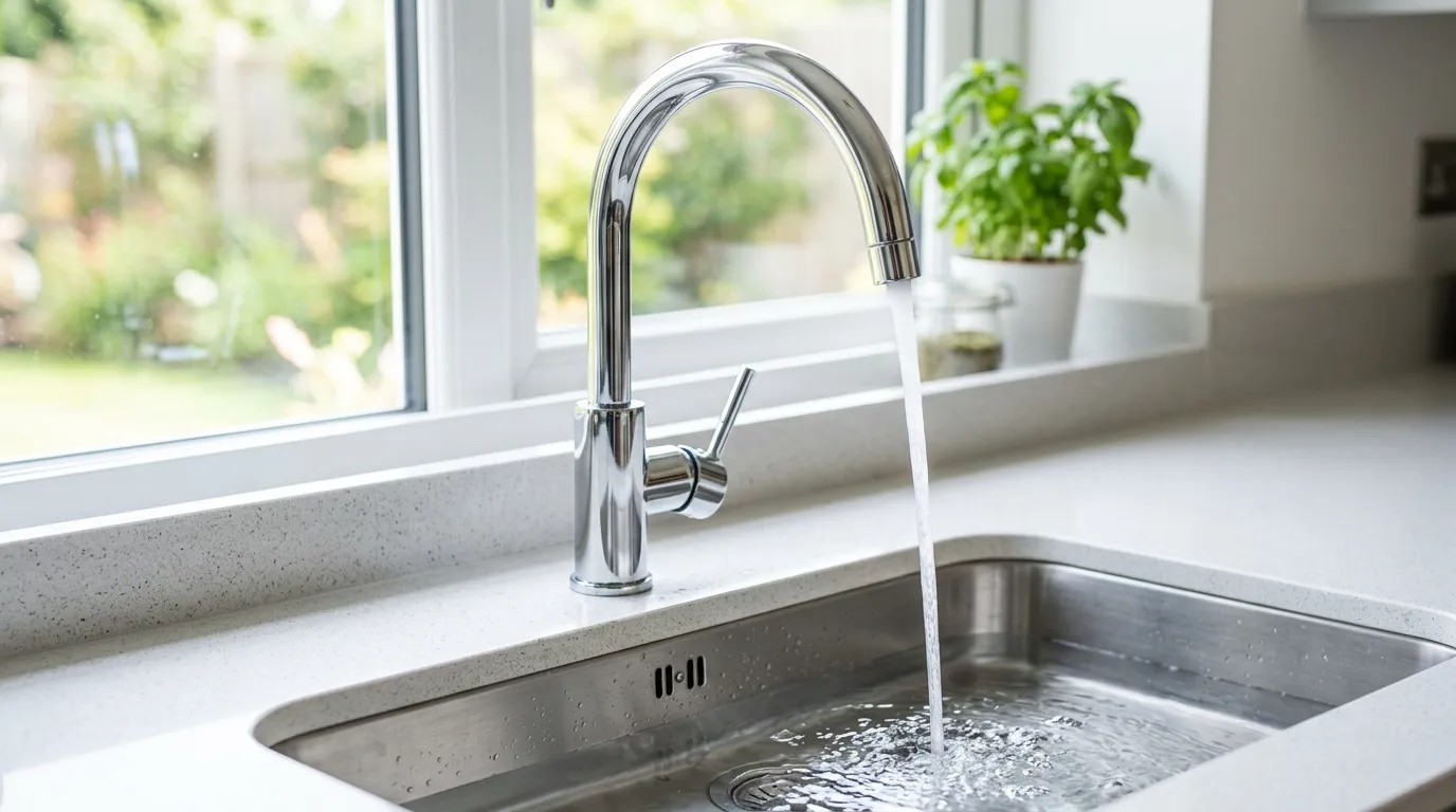 Local Plumbing Master Pros same day plumber fixing a faucet in Harrisonville, NJ